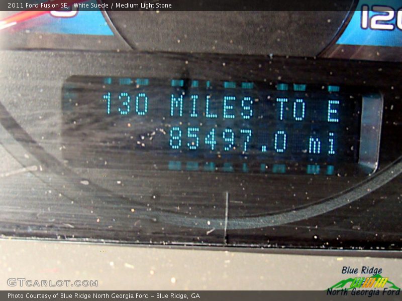White Suede / Medium Light Stone 2011 Ford Fusion SE
