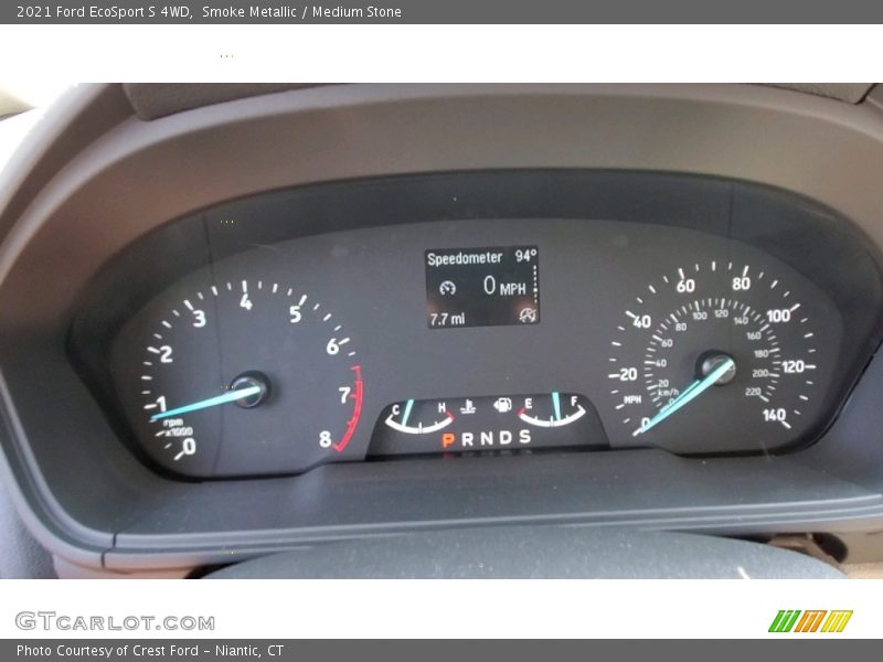 Smoke Metallic / Medium Stone 2021 Ford EcoSport S 4WD