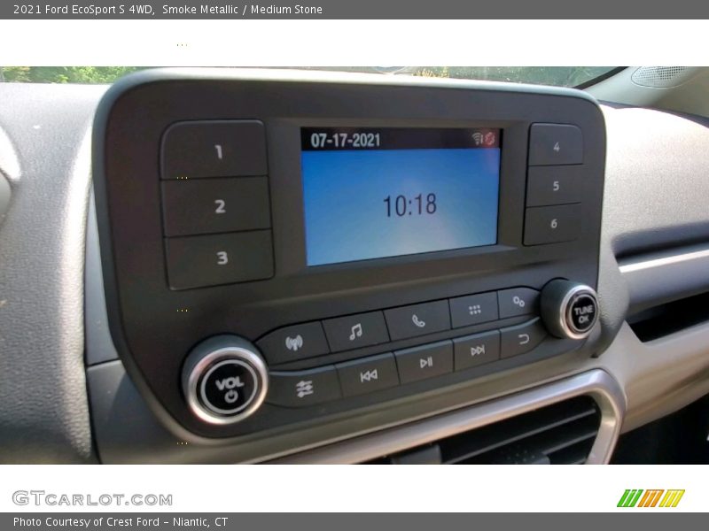 Smoke Metallic / Medium Stone 2021 Ford EcoSport S 4WD