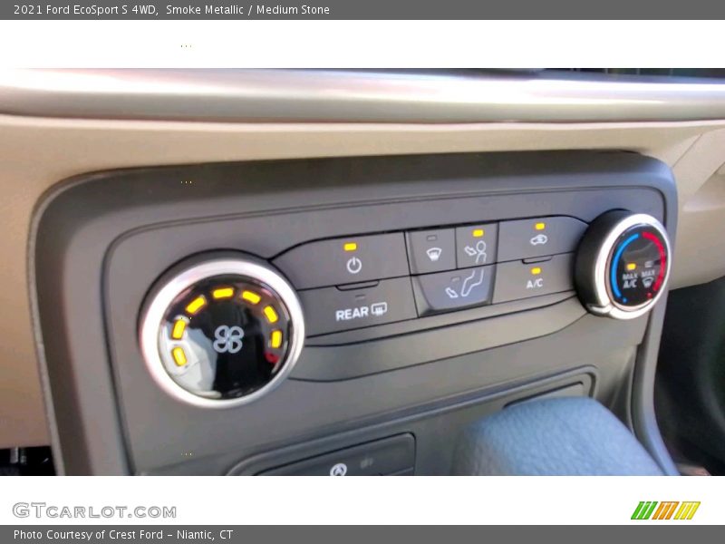 Smoke Metallic / Medium Stone 2021 Ford EcoSport S 4WD