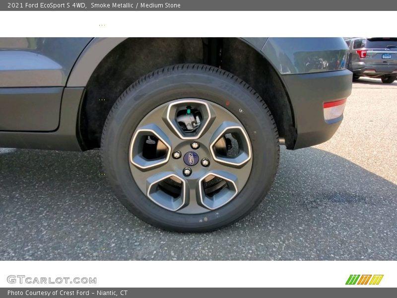 Smoke Metallic / Medium Stone 2021 Ford EcoSport S 4WD