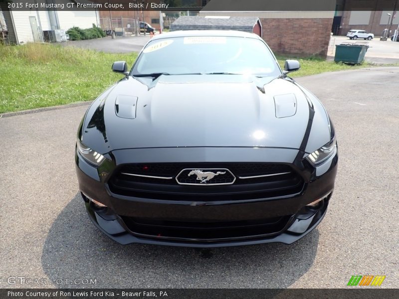 Black / Ebony 2015 Ford Mustang GT Premium Coupe