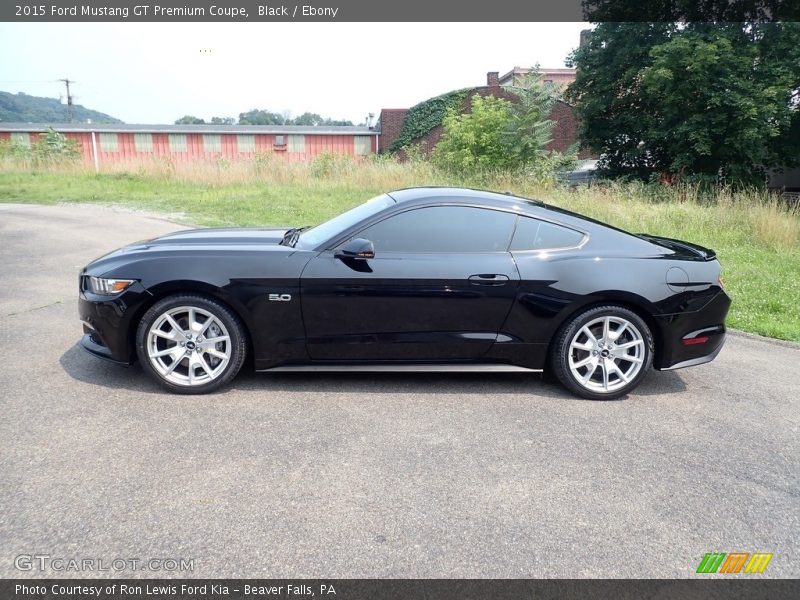 Black / Ebony 2015 Ford Mustang GT Premium Coupe