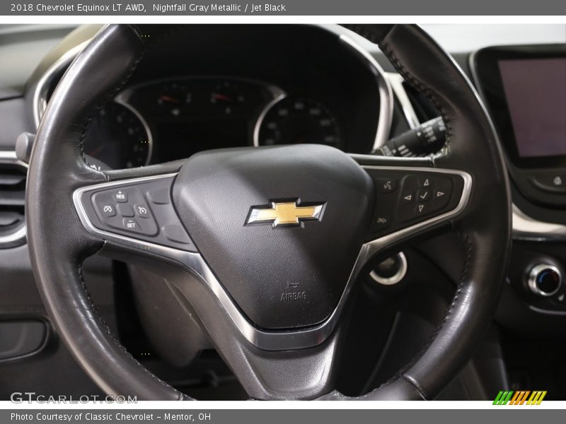 Nightfall Gray Metallic / Jet Black 2018 Chevrolet Equinox LT AWD