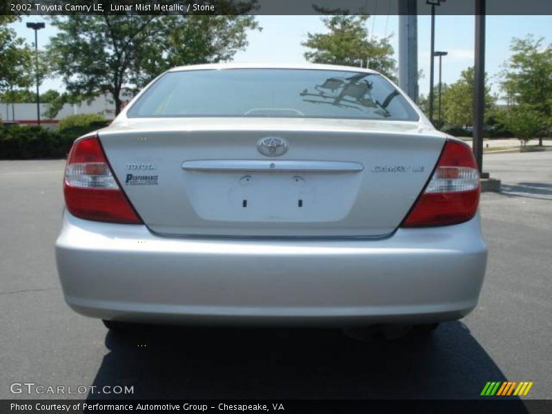 Lunar Mist Metallic / Stone 2002 Toyota Camry LE