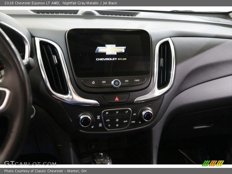 Nightfall Gray Metallic / Jet Black 2018 Chevrolet Equinox LT AWD