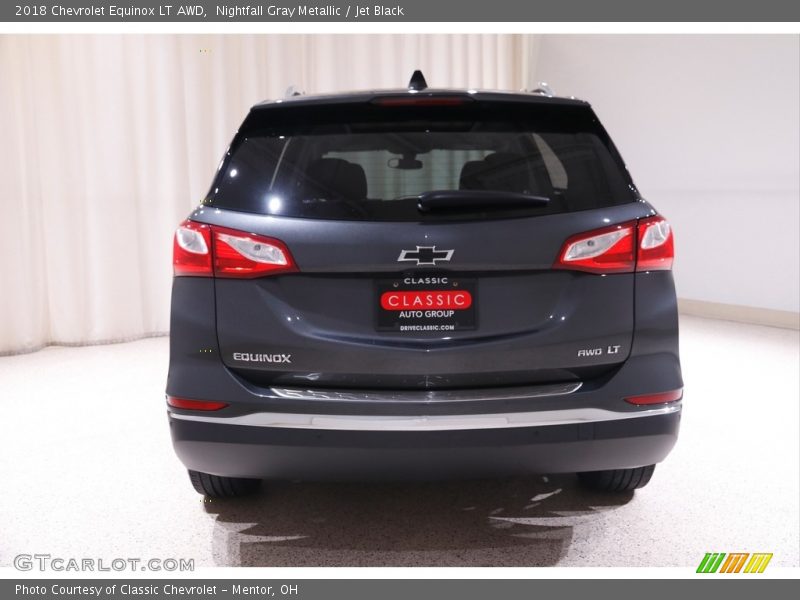 Nightfall Gray Metallic / Jet Black 2018 Chevrolet Equinox LT AWD