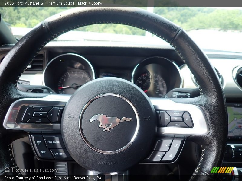 Black / Ebony 2015 Ford Mustang GT Premium Coupe