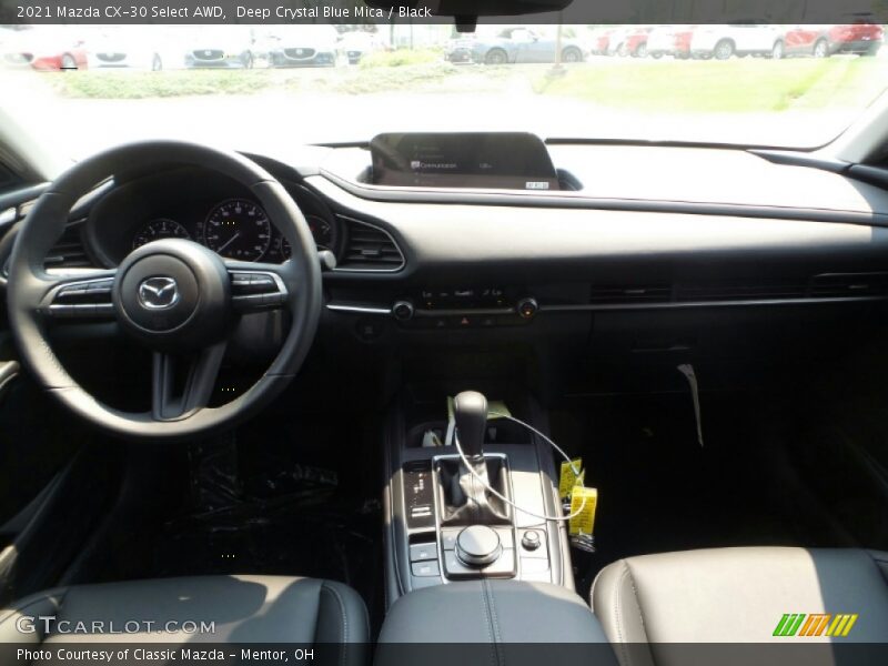 Deep Crystal Blue Mica / Black 2021 Mazda CX-30 Select AWD