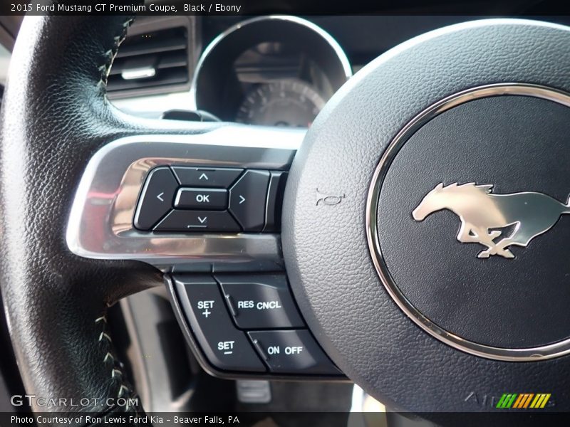 Black / Ebony 2015 Ford Mustang GT Premium Coupe