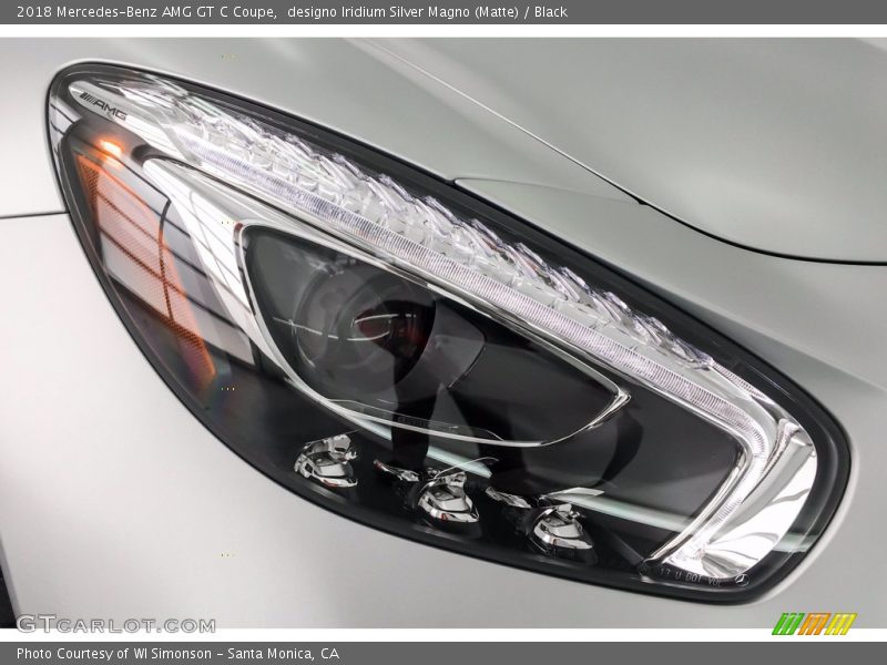 designo Iridium Silver Magno (Matte) / Black 2018 Mercedes-Benz AMG GT C Coupe