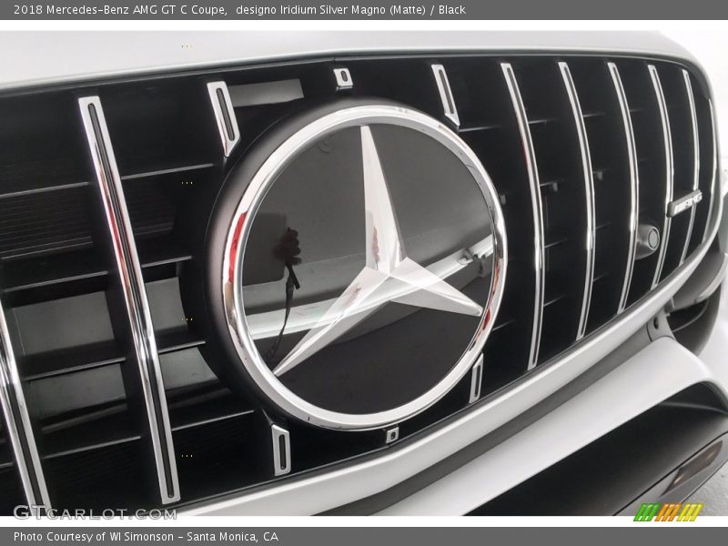 designo Iridium Silver Magno (Matte) / Black 2018 Mercedes-Benz AMG GT C Coupe