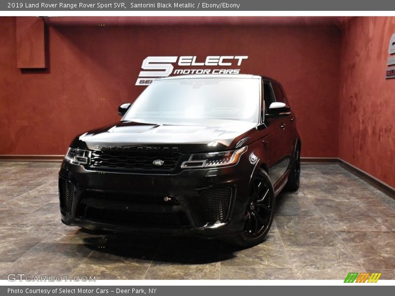 Santorini Black Metallic / Ebony/Ebony 2019 Land Rover Range Rover Sport SVR