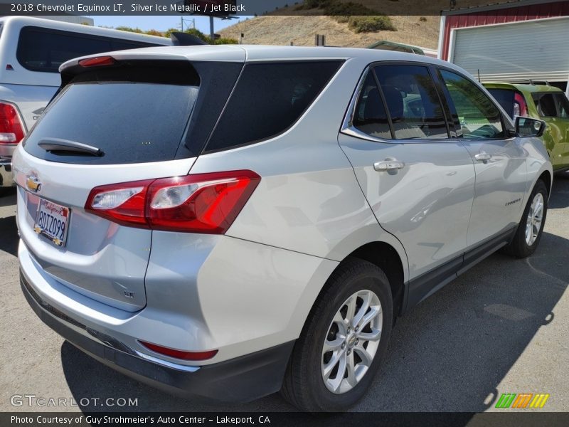 Silver Ice Metallic / Jet Black 2018 Chevrolet Equinox LT
