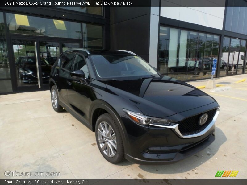 Jet Black Mica / Black 2021 Mazda CX-5 Grand Touring Reserve AWD