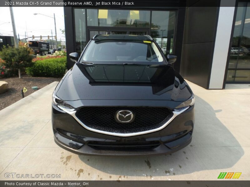 Jet Black Mica / Black 2021 Mazda CX-5 Grand Touring Reserve AWD