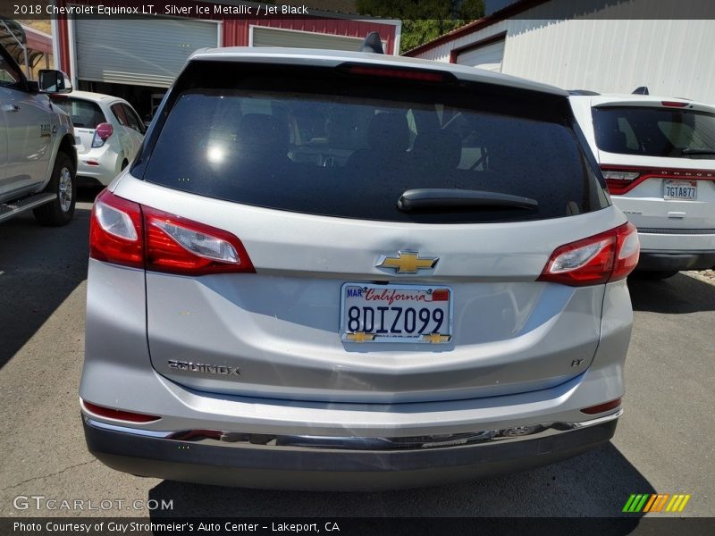 Silver Ice Metallic / Jet Black 2018 Chevrolet Equinox LT