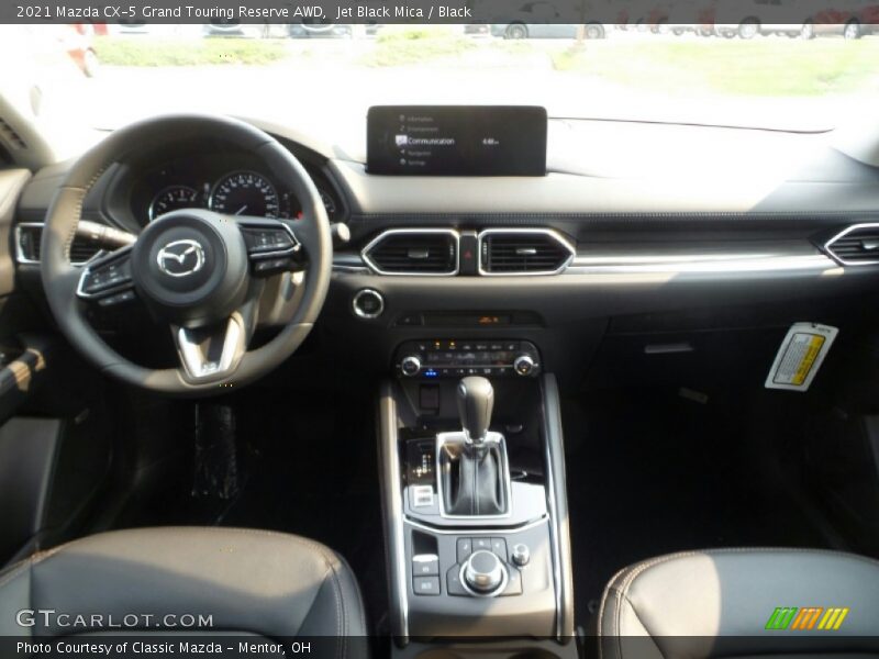 Jet Black Mica / Black 2021 Mazda CX-5 Grand Touring Reserve AWD