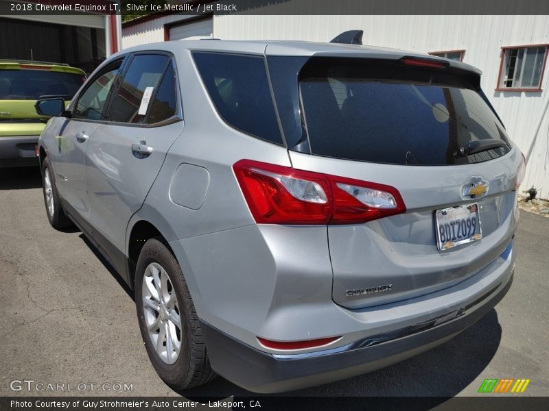 Silver Ice Metallic / Jet Black 2018 Chevrolet Equinox LT