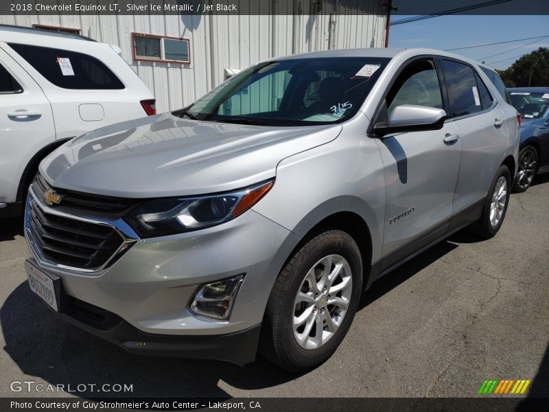 Silver Ice Metallic / Jet Black 2018 Chevrolet Equinox LT