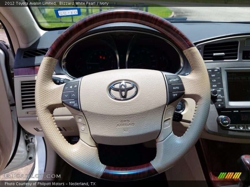 Blizzard White Pearl / Ivory 2012 Toyota Avalon Limited