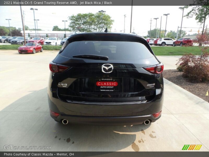 Jet Black Mica / Black 2021 Mazda CX-5 Grand Touring Reserve AWD
