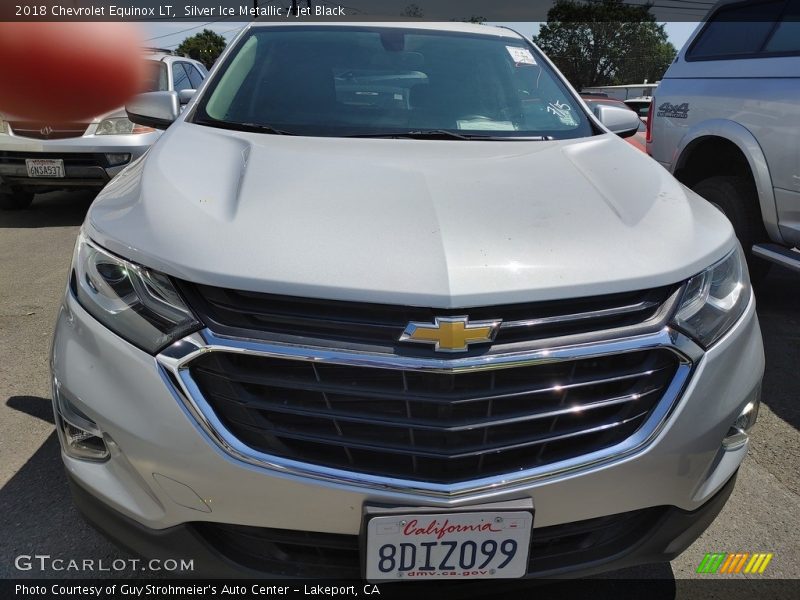 Silver Ice Metallic / Jet Black 2018 Chevrolet Equinox LT