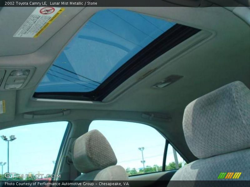 Lunar Mist Metallic / Stone 2002 Toyota Camry LE