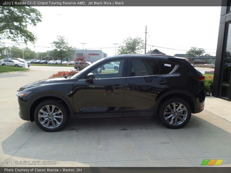 Jet Black Mica / Black 2021 Mazda CX-5 Grand Touring Reserve AWD