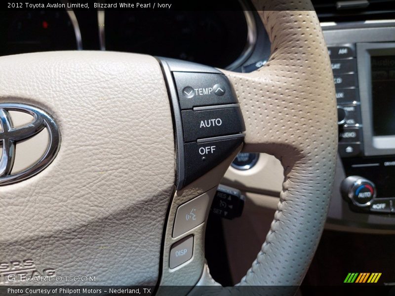 Blizzard White Pearl / Ivory 2012 Toyota Avalon Limited