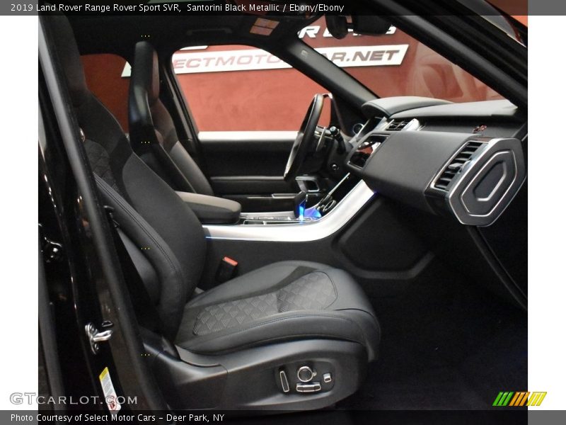 Front Seat of 2019 Range Rover Sport SVR