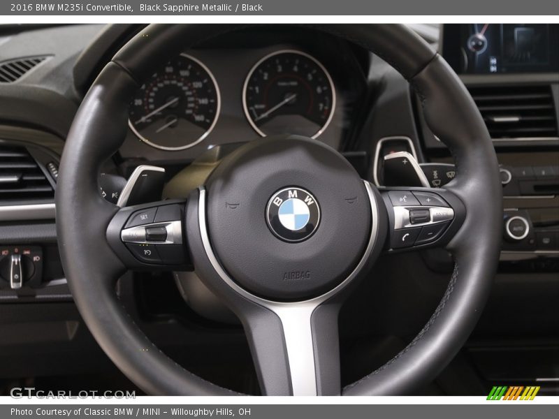 Black Sapphire Metallic / Black 2016 BMW M235i Convertible
