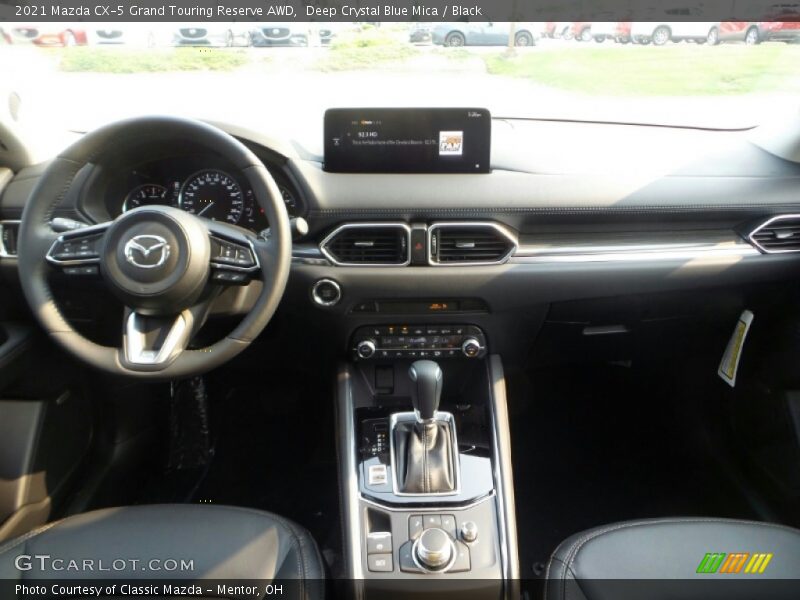 Deep Crystal Blue Mica / Black 2021 Mazda CX-5 Grand Touring Reserve AWD