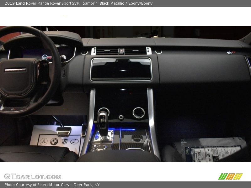 Dashboard of 2019 Range Rover Sport SVR