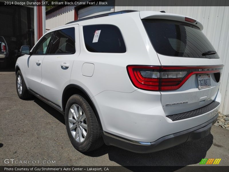 Brilliant Black Crystal Pearl / Black 2014 Dodge Durango SXT