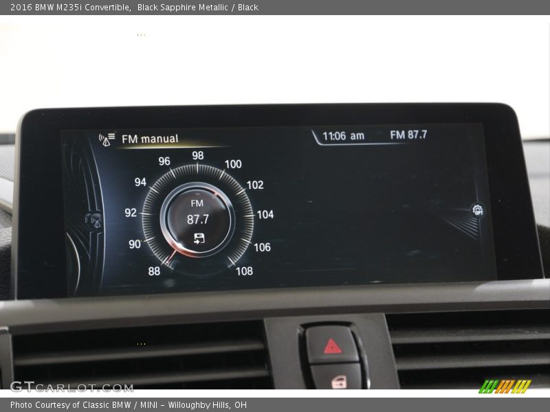 Black Sapphire Metallic / Black 2016 BMW M235i Convertible