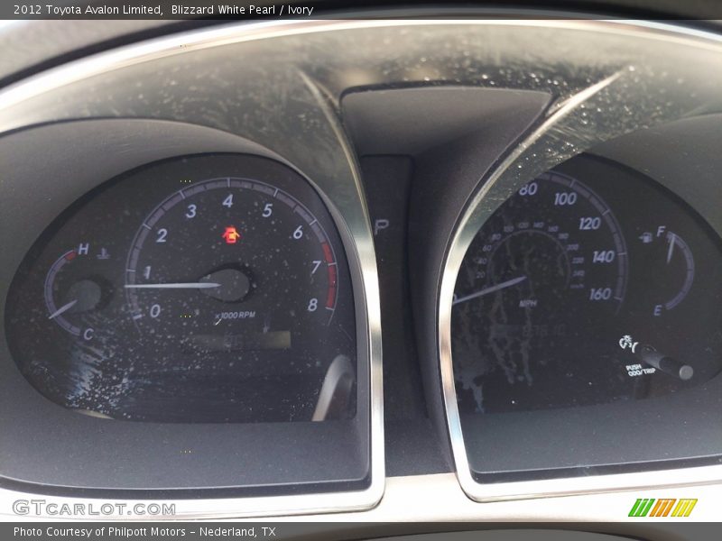 Blizzard White Pearl / Ivory 2012 Toyota Avalon Limited