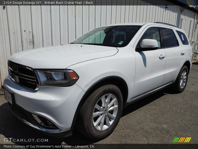 Brilliant Black Crystal Pearl / Black 2014 Dodge Durango SXT
