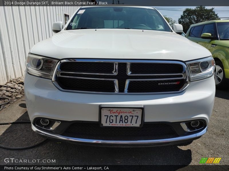 Brilliant Black Crystal Pearl / Black 2014 Dodge Durango SXT