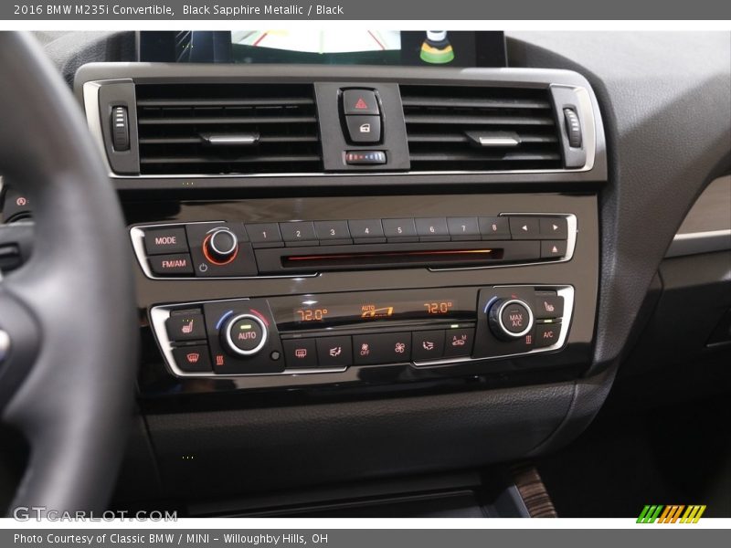Black Sapphire Metallic / Black 2016 BMW M235i Convertible