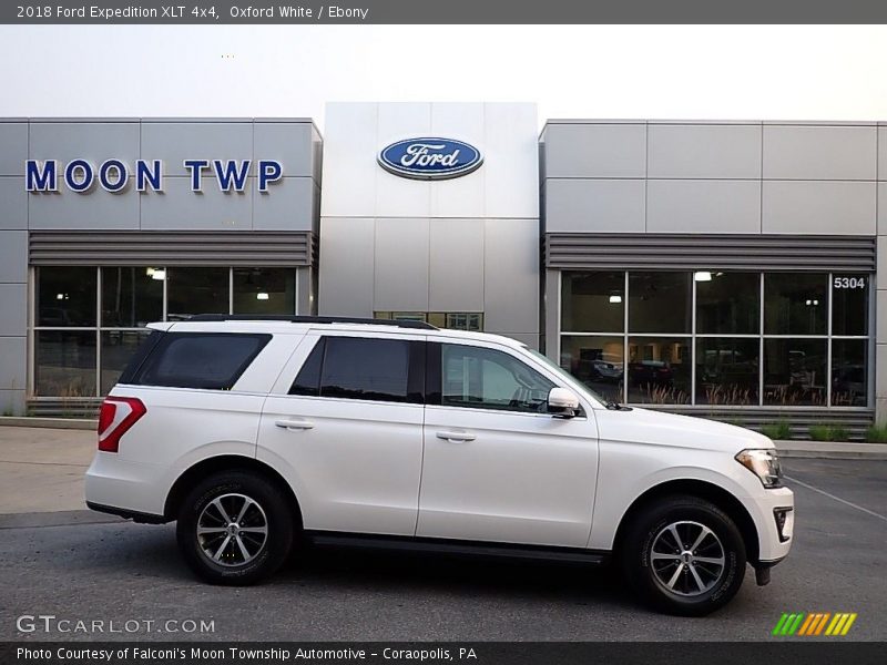 Oxford White / Ebony 2018 Ford Expedition XLT 4x4