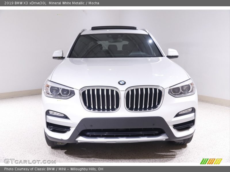 Mineral White Metallic / Mocha 2019 BMW X3 xDrive30i