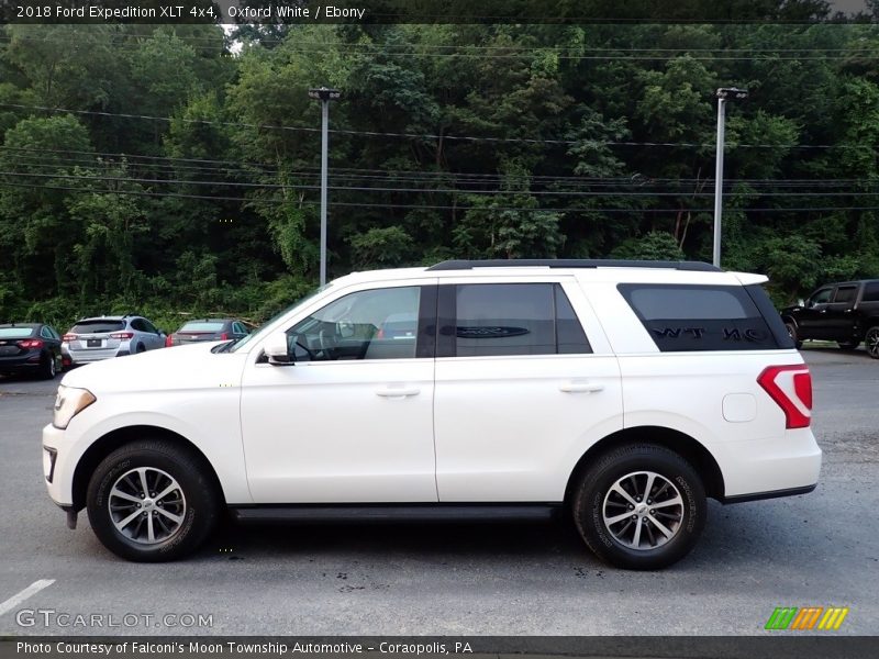 Oxford White / Ebony 2018 Ford Expedition XLT 4x4
