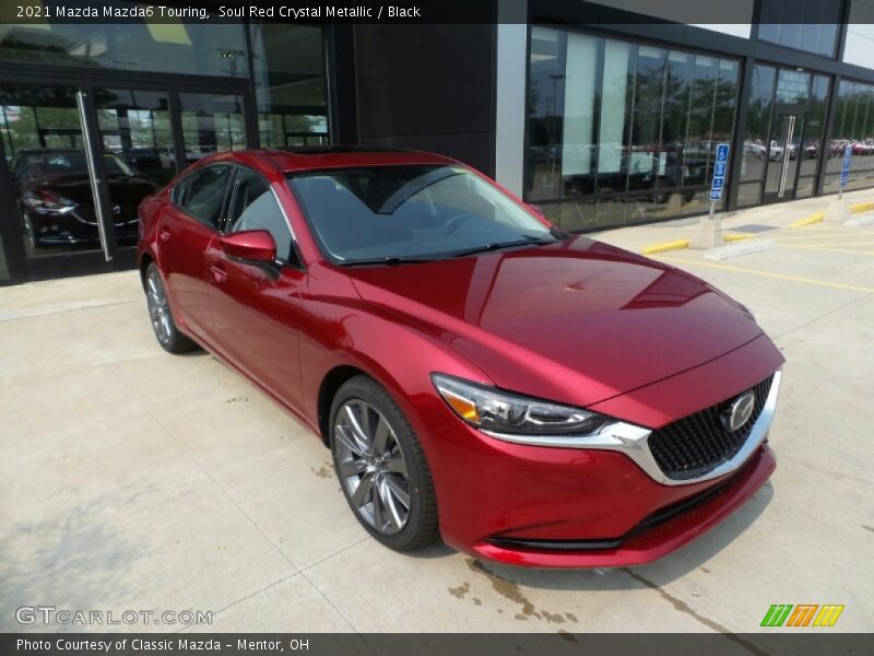 Soul Red Crystal Metallic / Black 2021 Mazda Mazda6 Touring