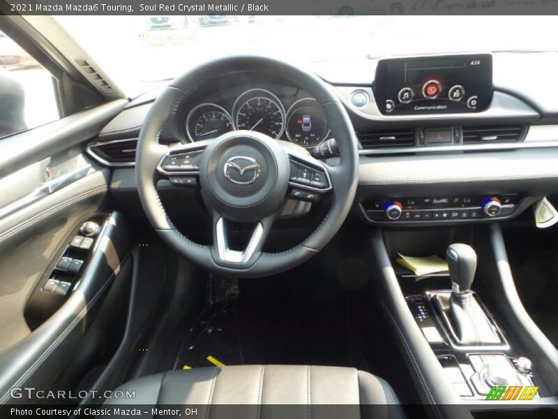 Soul Red Crystal Metallic / Black 2021 Mazda Mazda6 Touring