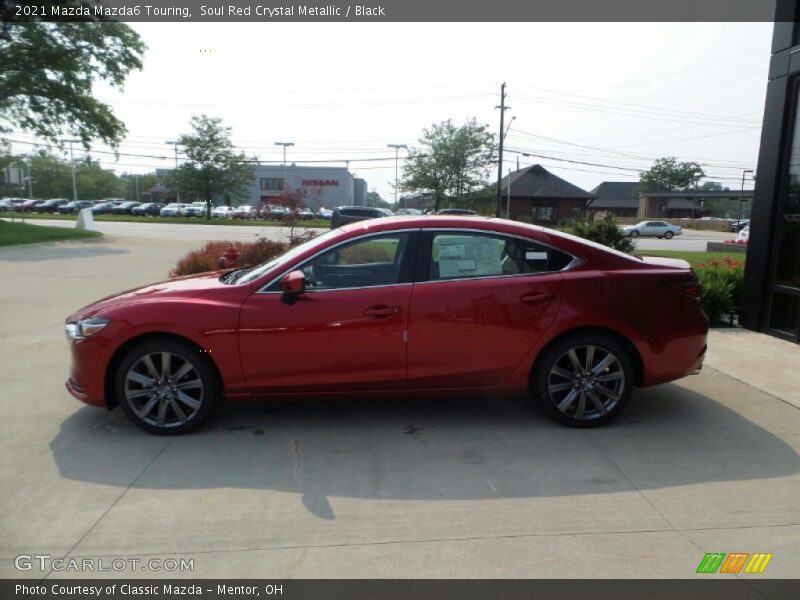 Soul Red Crystal Metallic / Black 2021 Mazda Mazda6 Touring