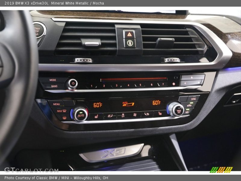 Mineral White Metallic / Mocha 2019 BMW X3 xDrive30i