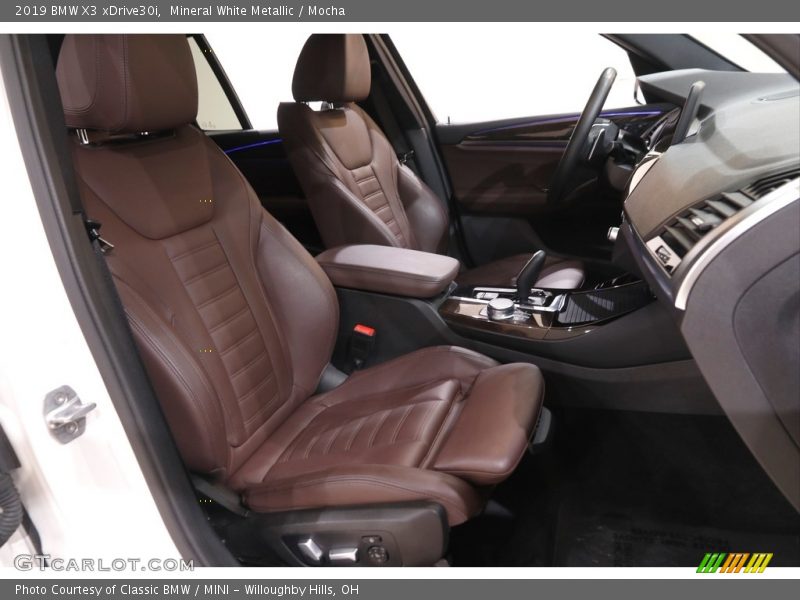 Mineral White Metallic / Mocha 2019 BMW X3 xDrive30i