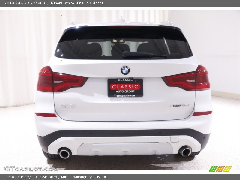 Mineral White Metallic / Mocha 2019 BMW X3 xDrive30i