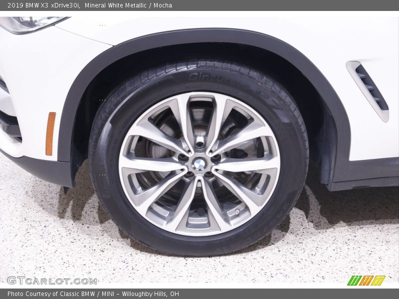 Mineral White Metallic / Mocha 2019 BMW X3 xDrive30i